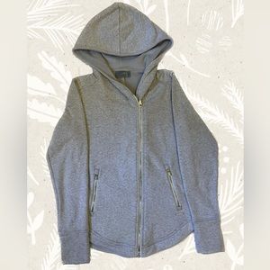 Athleta Gray Thermal Zip-Up Jacket - lightly used!